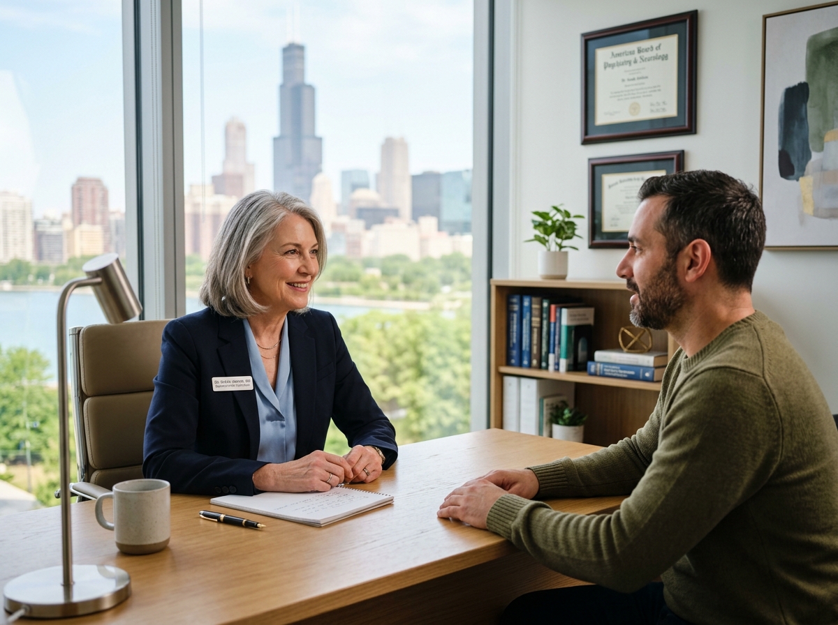 Unhurried 60-minute diagnostic psychiatric consultation